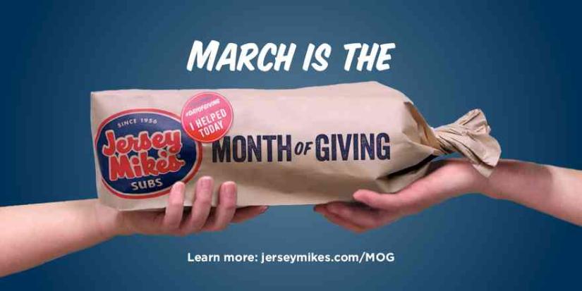 Jersey Mike's Month of Giving Sandwich